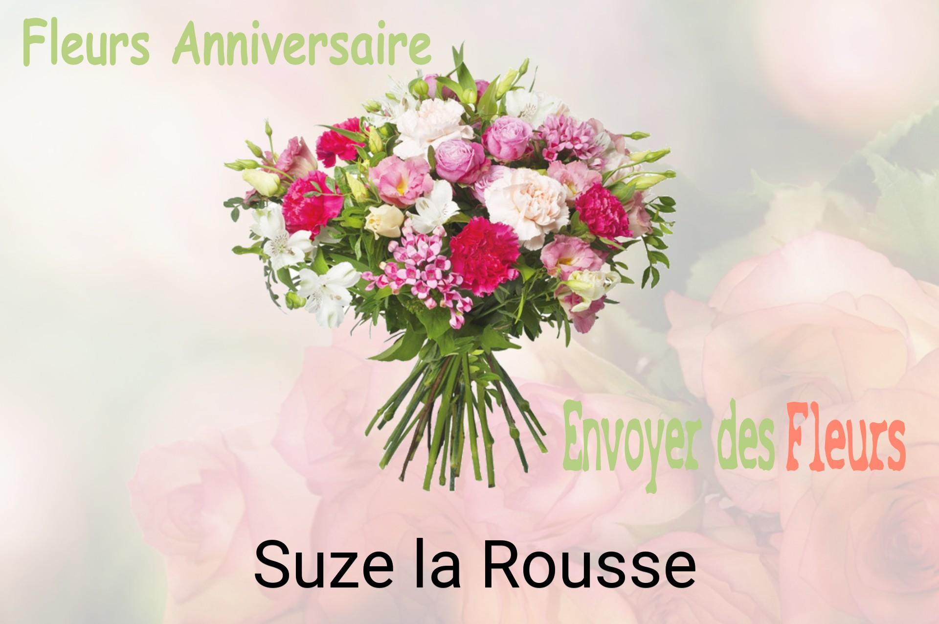 Bouquet de fleurs d’anniversaire livré à Suze-la-Rousse