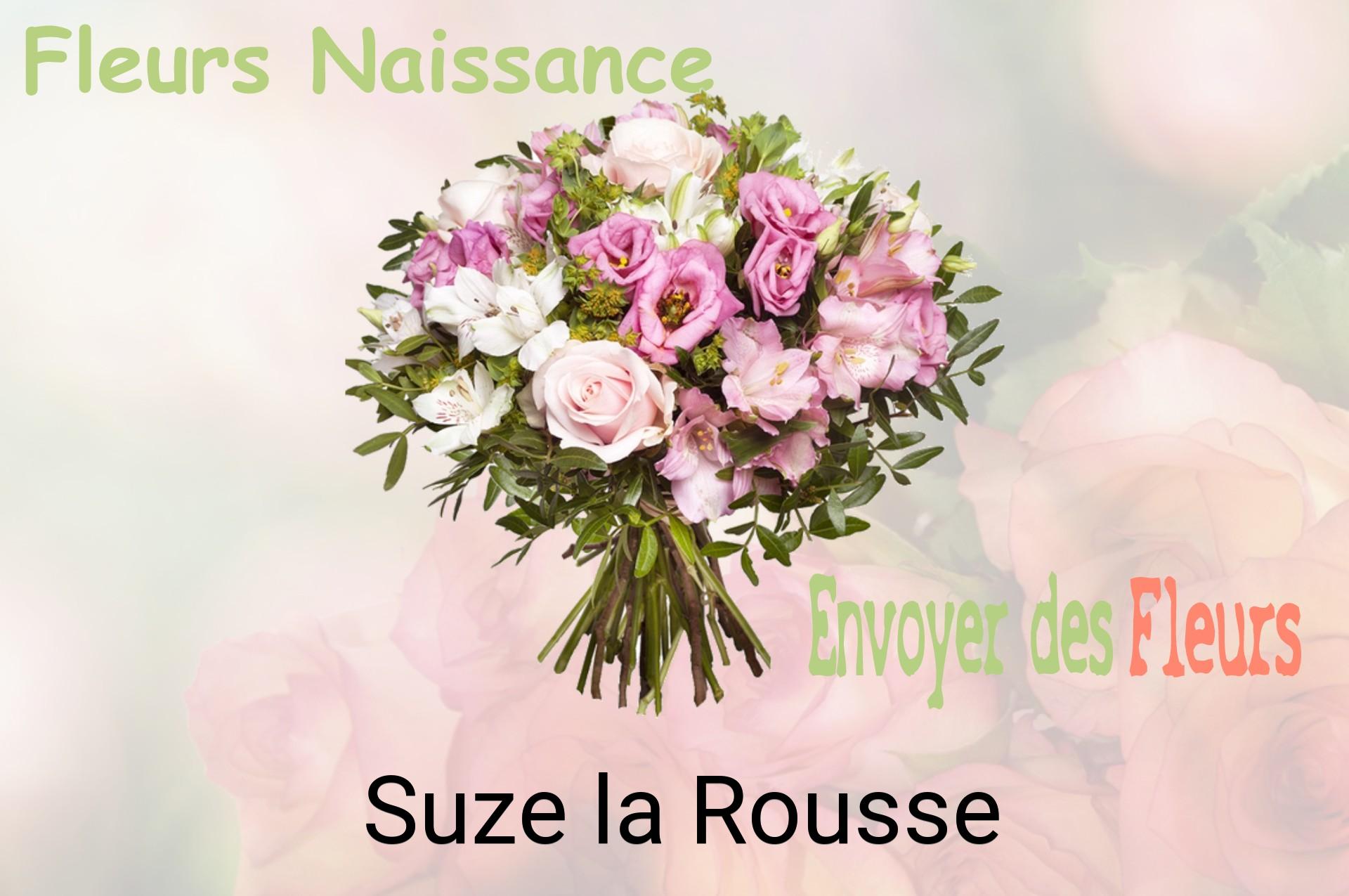 Bouquet de fleurs de naissance livré à Suze-la-Rousse