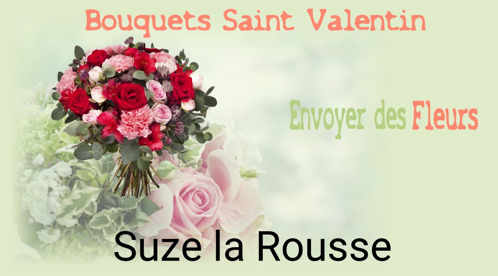 Roses de Saint-Valentin livrées à Suze-la-Rousse